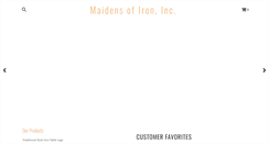 Desktop Screenshot of maidensofiron.com